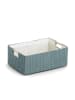 Zeller Aufbewahrungskorb in Blau - (B)34 x (H)23,5 x (T)13 cm