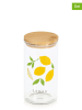 Zeller 2er-Set: Vorratsgläser "Lemon" in Gelb/ Grün - (H)17 x Ø 9 cm