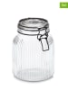 Zeller 2er-Set: Vorratsgläser in Transparent - (H)17,4 x Ø 12,8 cm