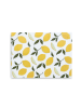 Zeller Glasschneideplatte "Lemons" in Gelb/ Grün/ Weiß - (B)40 x (H)30 cm