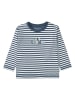 Marc O'Polo Junior Longsleeve donkerblauw/wit