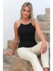 Bleu d'Azur Top "Zoe" in Schwarz