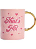 Paris Hilton Jumbotasse in Rosa/ Pink/ Gold - 450 ml