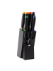 Benetton 9tlg. Messerblock-Set in Schwarz