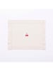 Benetton 4er-Set: Tischsets in Creme/ Rot - (L)35 x (B)45 cm