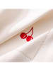 Benetton 4er-Set: Tischsets in Creme/ Rot - (L)35 x (B)45 cm
