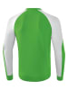 erima Sweatshirt "Essential 5-C" in Grün/ Weiß