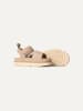 UGG Leder-Sandalen "Goldenstar" in Beige