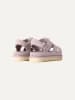 UGG Leder-Sandalen "Goldenstar Strap" in Rosa