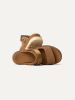 UGG Skórzane sandały "Golden Glide" w kolorze jasnobrązowym
