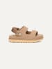 UGG Skórzane sandały "Golden Glide" w kolorze beżowym