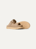 UGG Skórzane sandały "Golden Glide" w kolorze beżowym