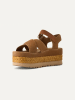 UGG Leren haksandalen "Aubrey" lichtbruin