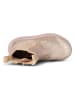 WODEN Chelseaboots "Silja Glitter" beige/goudkleurig