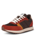 WODEN Leder-Sneakers "Ronja" in Rot/ Braun