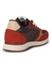 WODEN Leder-Sneakers "Ronja" in Rot/ Braun