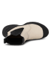 WODEN Leder-Chelsea-Boots "Hega Patent" in Creme/ Schwarz