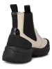 WODEN Leder-Chelsea-Boots "Hega Patent" in Creme/ Schwarz