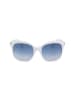 adidas Damen-Sonnenbrille in Weiß/ Blau