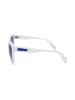 adidas Damen-Sonnenbrille in Weiß/ Blau