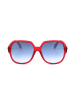 adidas Damen-Sonnenbrille in Rot/ Hellblau