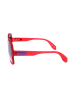 adidas Damen-Sonnenbrille in Rot/ Hellblau