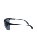 adidas Okulary przeciwsłoneczne unisex w kolorze czarno-niebieskim