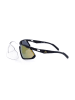 adidas Unisex-Sonnenbrille in Schwarz/ Grün
