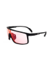adidas Okulary przeciwsłoneczne unisex w kolorze czarno-jasnoróżowym