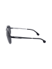 Carrera Unisex-Sonnenbrille in Silber-Schwarz/ Grau