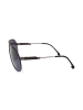 Carrera Unisex-Sonnenbrille in Schwarz-Grau/ Blau