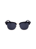 Polaroid Unisex-Sonnenbrille in Schwarz-Gold/ Dunkelblau