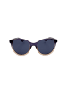 Polaroid Okulary przeciwsłoneczne unisex w kolorze fioletowo-beżowo-niebieskim