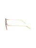 Polaroid Unisex-Sonnenbrille in Gold/ Braun