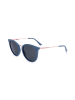 Polaroid Damen-Sonnenbrille in Blau-Roségold/ Grau