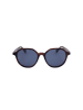 Polaroid Unisex-Sonnenbrille in Braun/ Blau