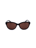 Ted Baker Damskie okulary przeciwsłoneczne w kolorze czarno-brązowym