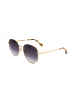Ted Baker Damskie okulary przeciwsłoneczne w kolorze złoto-szarym
