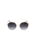 Ted Baker Damen-Sonnenbrille in Gold/ Schwarz