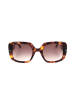 Ted Baker Damskie okulary przeciwsłoneczne w kolorze brązowo-jasnoróżowym