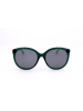 Ted Baker Damskie okulary przeciwsłoneczne w kolorze zielono-jasnoróżowo-szarym