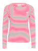 Kaffe Longsleeve "Liddy" in Pink/ Weiß