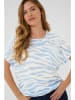 Kaffe Bluse "Amber" in Weiß/ Hellblau