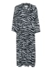 Kaffe Jurk "Olga" zwart/grijs