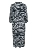 Kaffe Jurk "Olga" zwart/grijs