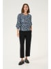 Kaffe Longsleeeve "Lvanna" lichtblauw/zwart