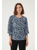 Kaffe Longsleeeve "Lvanna" lichtblauw/zwart