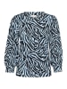 Kaffe Longsleeeve "Lvanna" lichtblauw/zwart