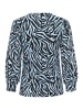 Kaffe Longsleeeve "Lvanna" lichtblauw/zwart