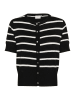 Kaffe Vest "Lizza" zwart/wit